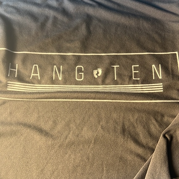Hang Ten Mens LS Billboard Sun Shirt/Rashguard Color Gray Size Large - Picture 2 of 4